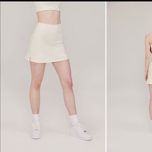 ISO net a porter ivory girlfriend collective skort